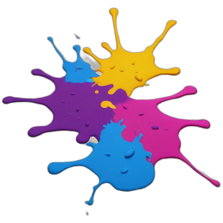 paint splatter pop it on carpet emoji