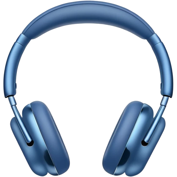 blue airpods max headphones emoji