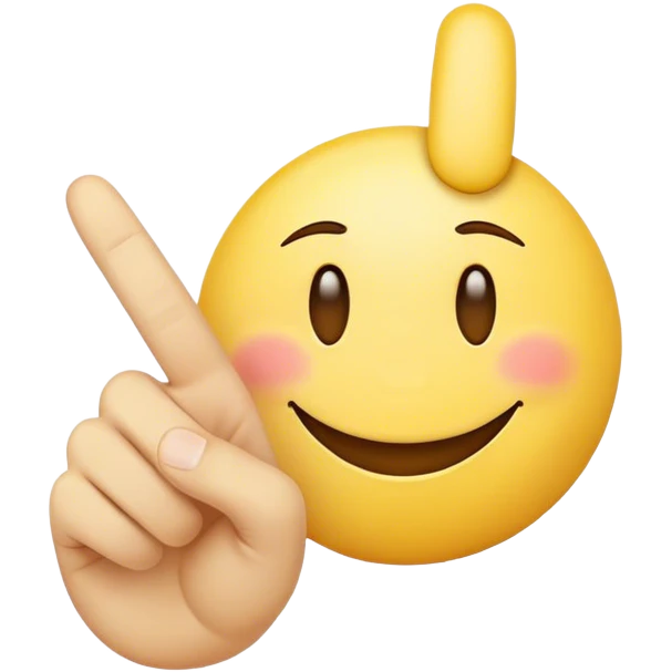 Smiley face emoji with hand flipping middle finger  emoji