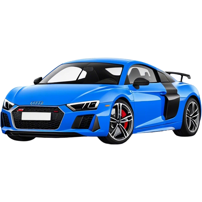 Audi R8 - Audi (Model Year: 2022)(Iconic Blue and Black) emoji
