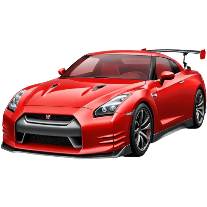 GTR turbinado vermelha emoji