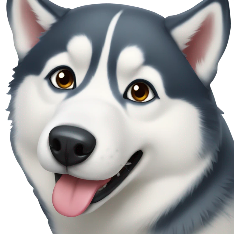 Siberian husky  emoji