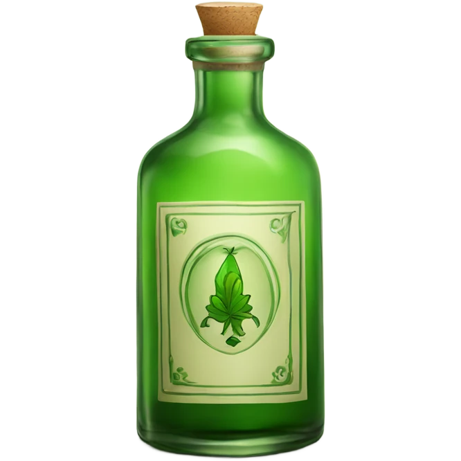 Absinthe bottle emoji