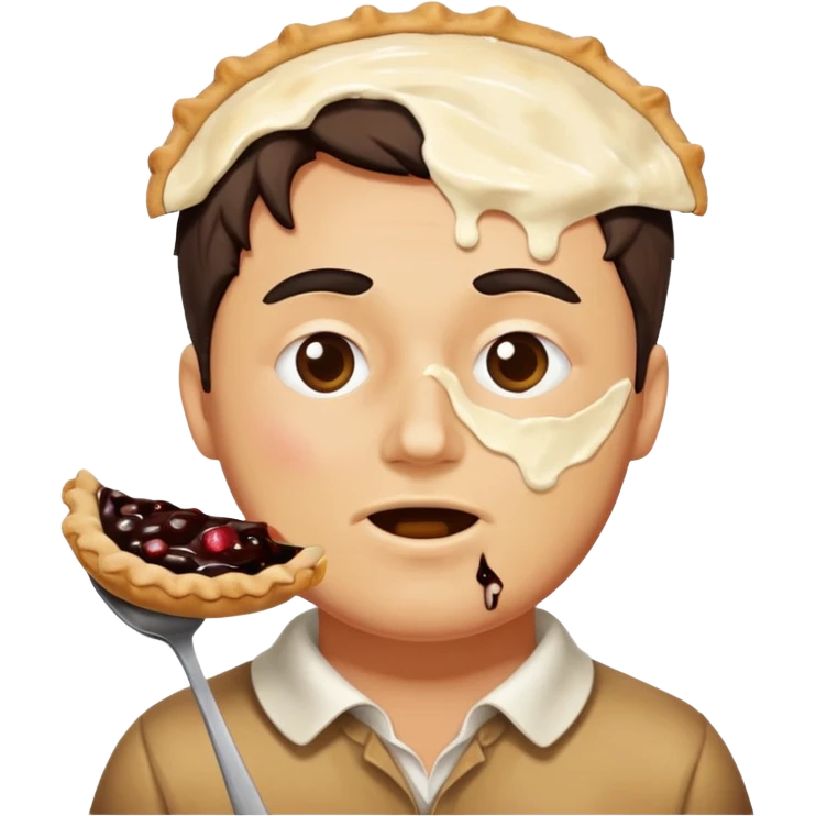 Pie in the face  emoji