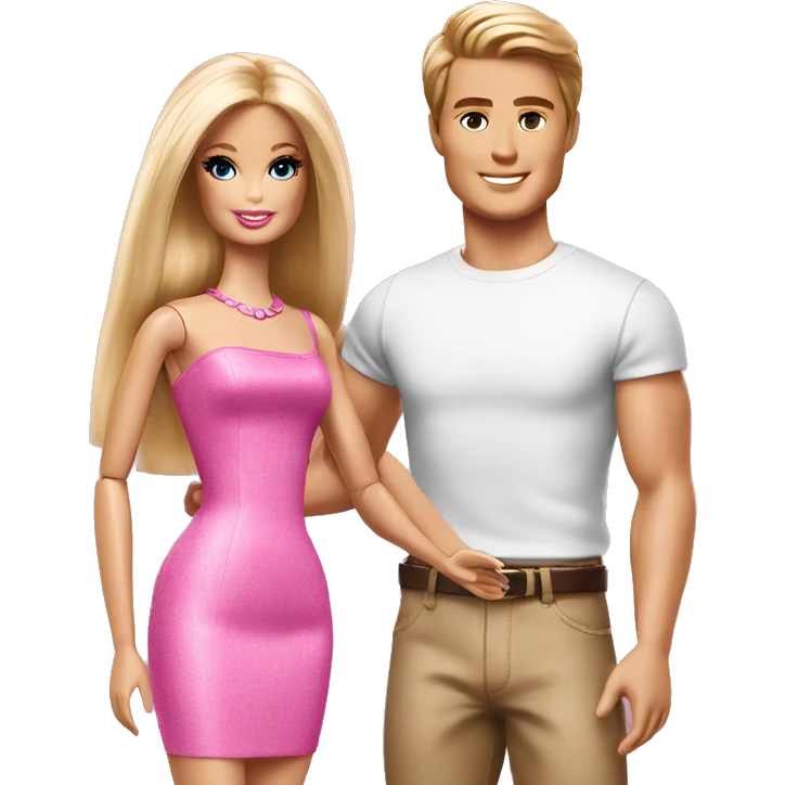 Barbie and Ken emoji