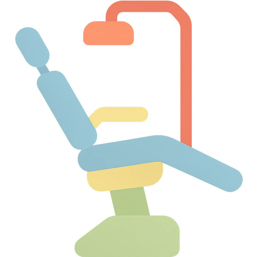 a dentist chair emoji