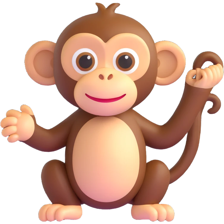 Monkey emoji