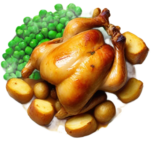 Roast dinner on one plate emoji