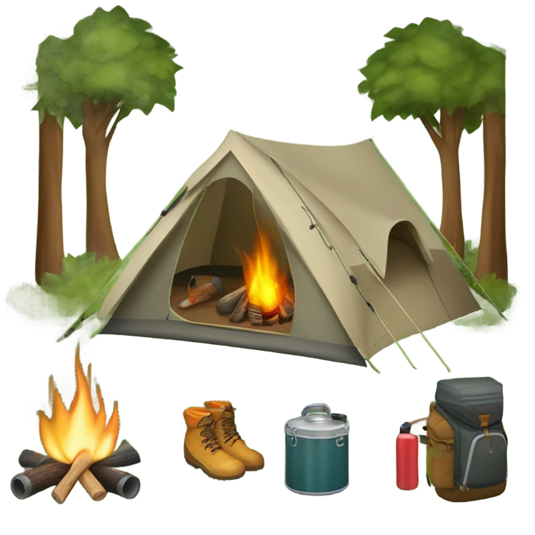 Camping emoji