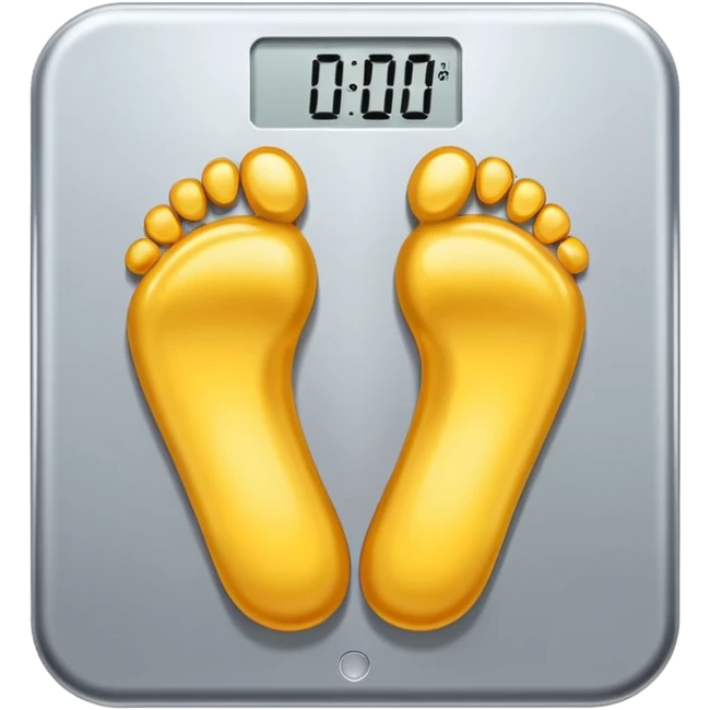 Digital weight scale emoji