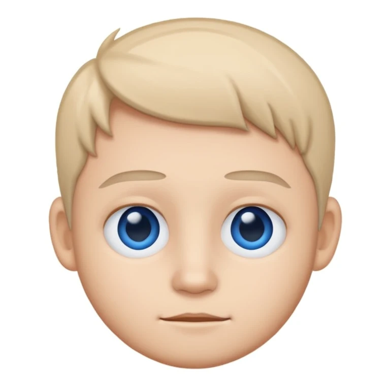 Chulito con círculo azul emoji
