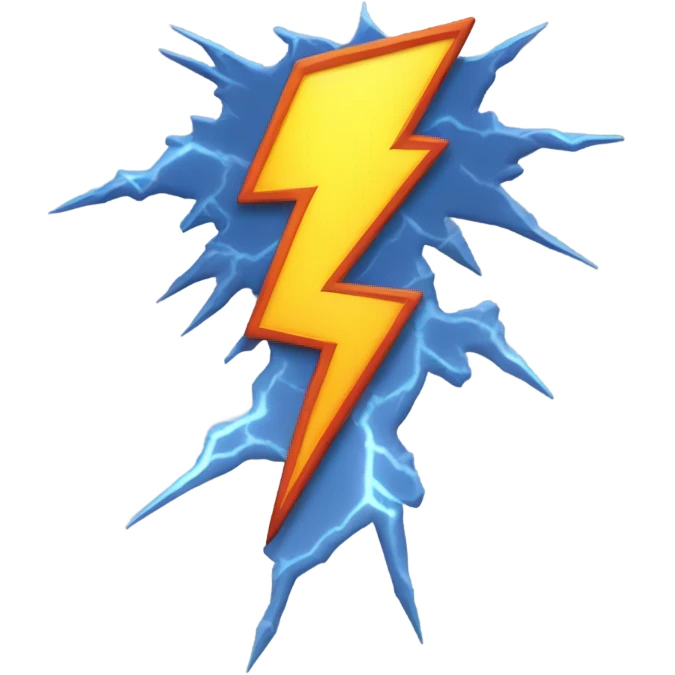 Lightning emoji