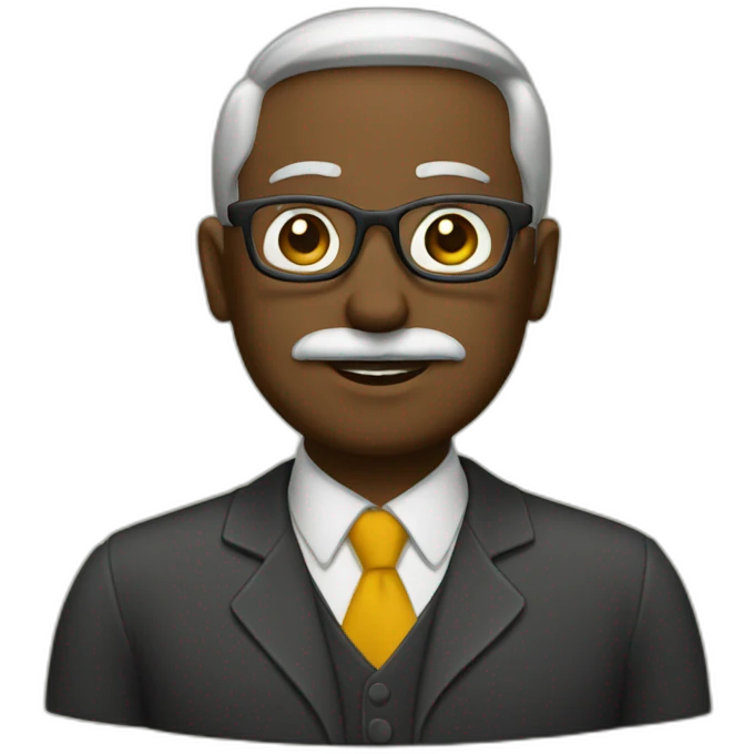 professor with blackboard  emoji