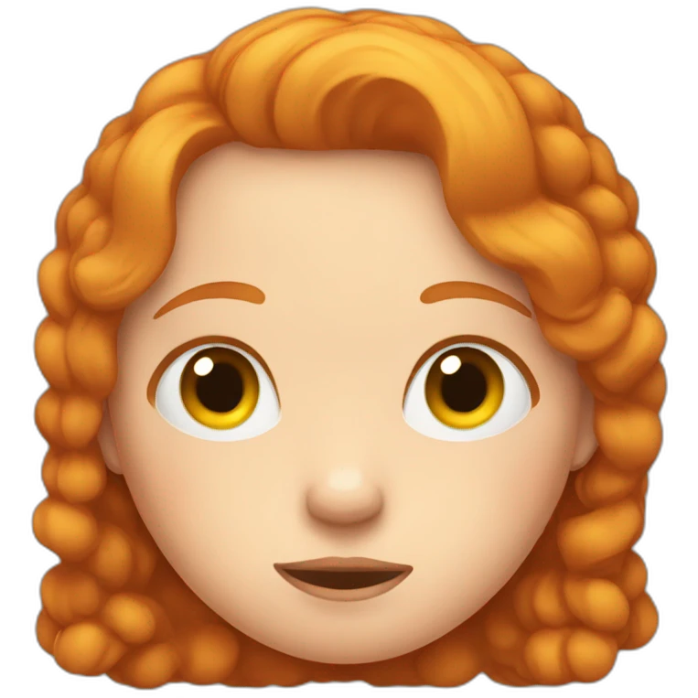 insomniac ginger girl emoji