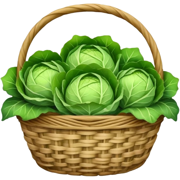cabbage in basket emoji