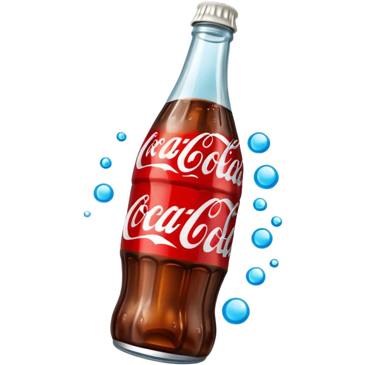 make me a coca bottle with mentos emoji