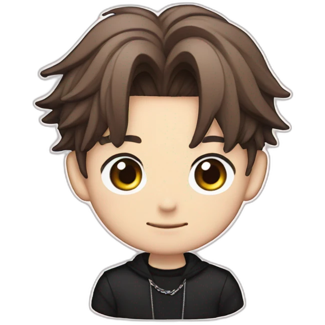 lee know from kpop group stray kids  emoji