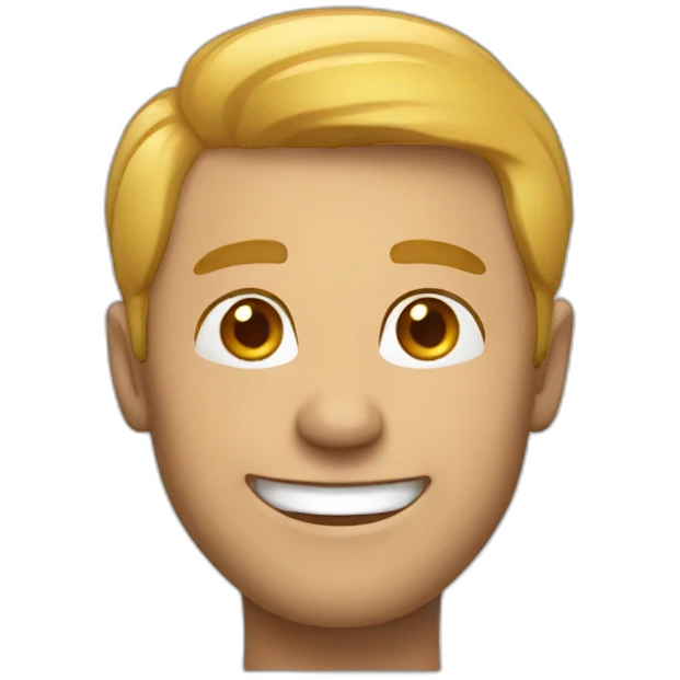 man smiling emoji