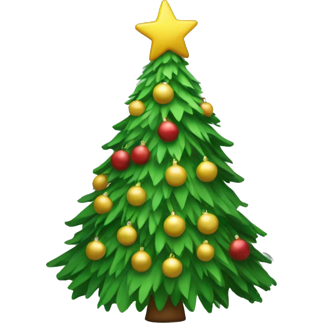 Dancing Christmas tree emoji