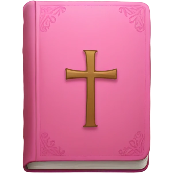 Bible pink emoji