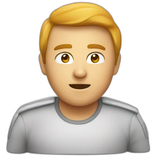 Un homme qui casse un firewall emoji