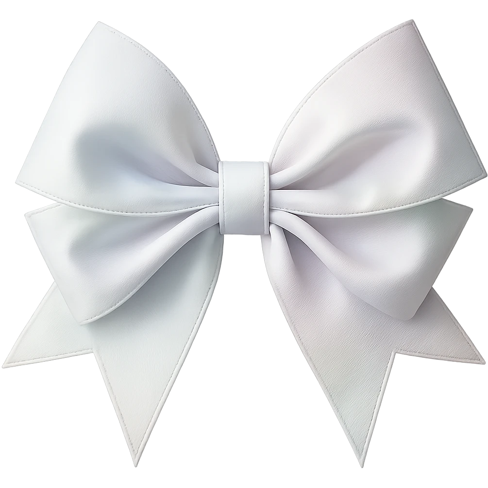 Make the pink gothic bow pastel colored in a photorealistic style. Keep the background transparent. emoji