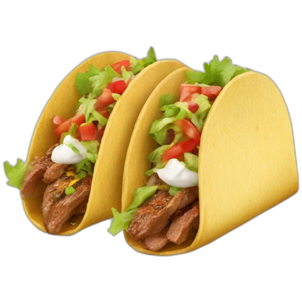 Tacos trois viande emoji