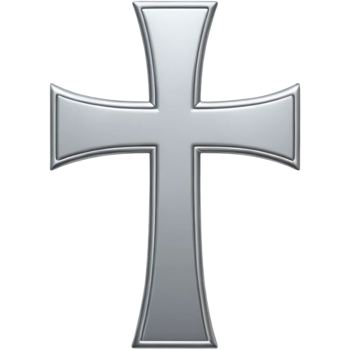 Cross with black background  emoji