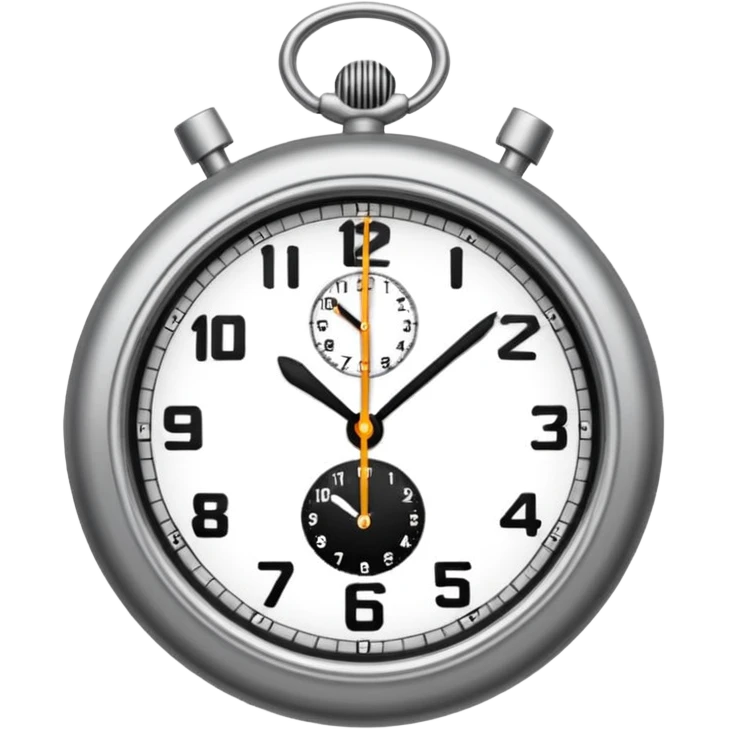 Un reloj sonando al estilo andrez garza emoji