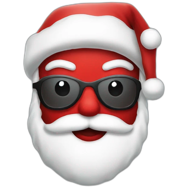 santa claus in mask emoji