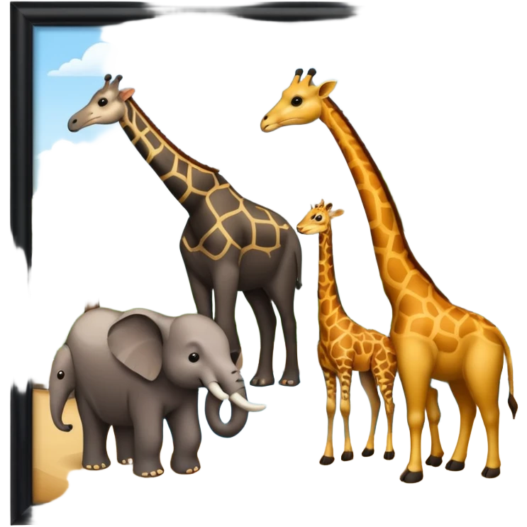A zoo emoji