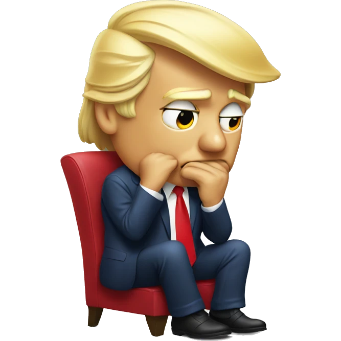 donald trump smelling his foot emoji