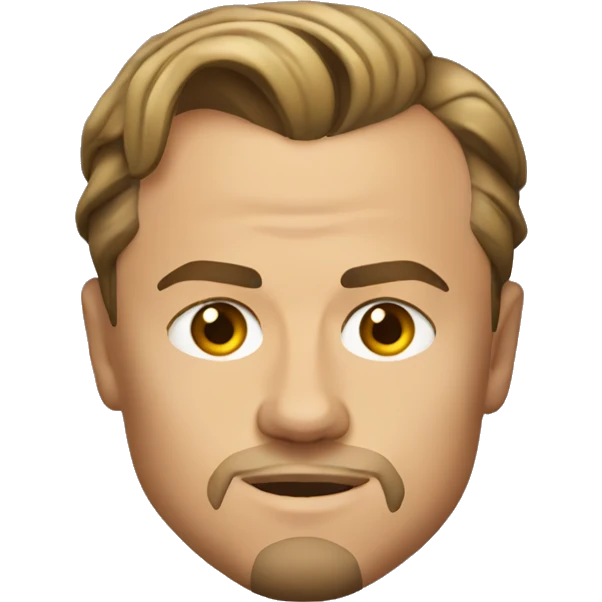 Leonardo Dicaprio with a Receding Hairline emoji