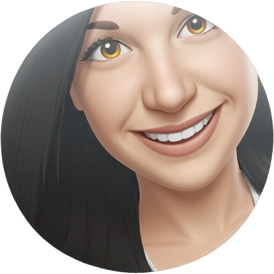 happy girl portrait smiling emoji