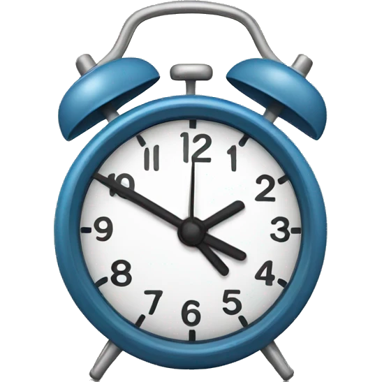 Alarm clock emoji