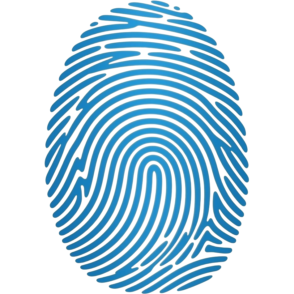 fingerprint_blue_3 emoji