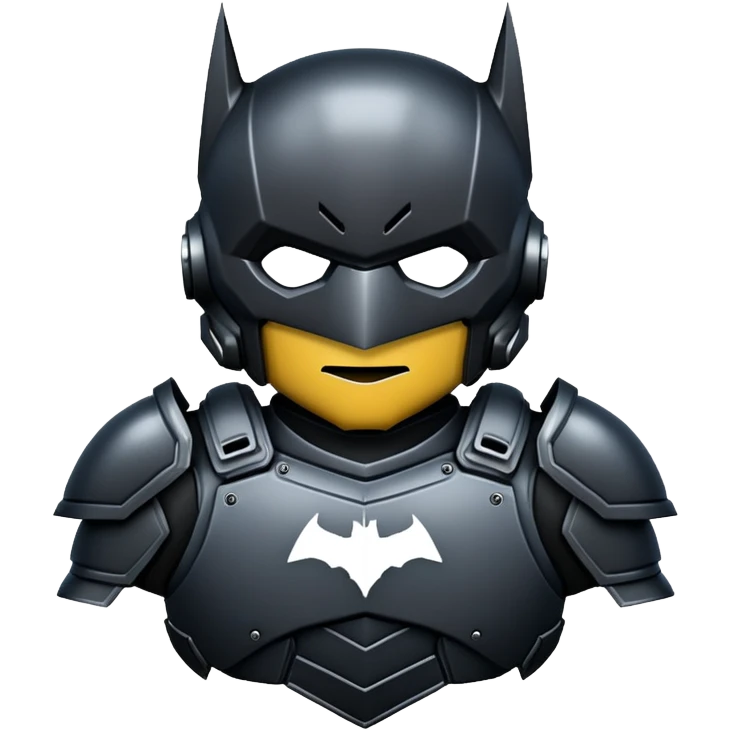Please make an emoji of the Arkham Knight from Batman Arkham Knight emoji
