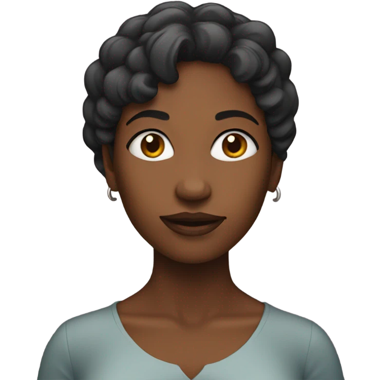 Black woman emoji