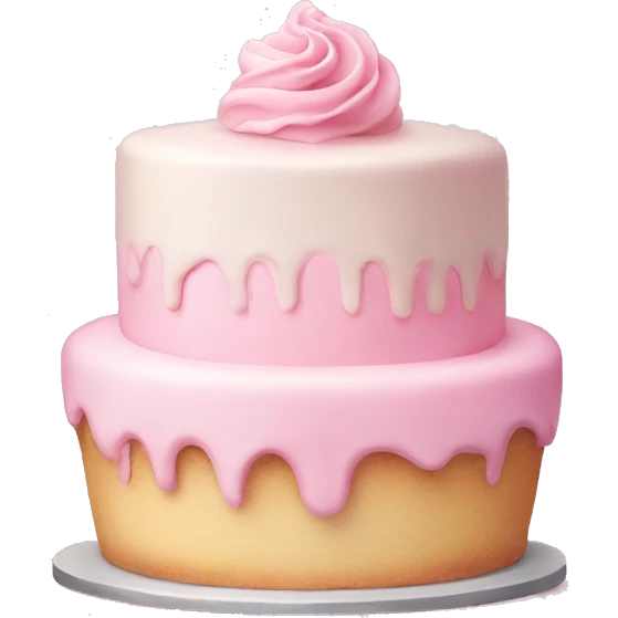 pastel pink cake bakery  emoji
