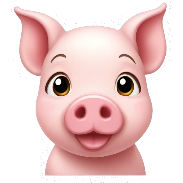 cute pig emoji