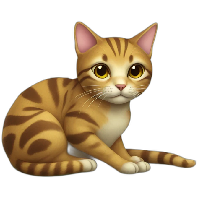 Cat on tortle emoji