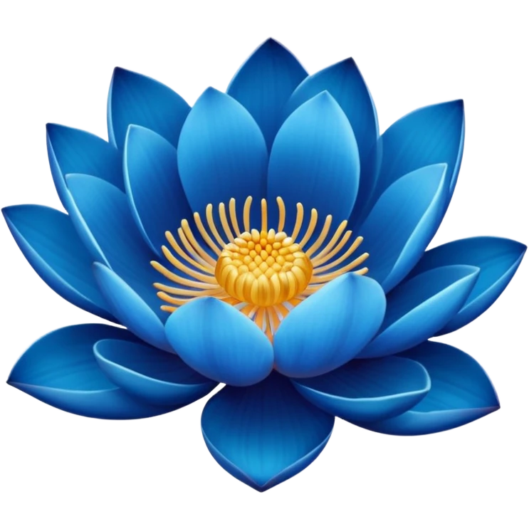 Blue lotus emoji emoji