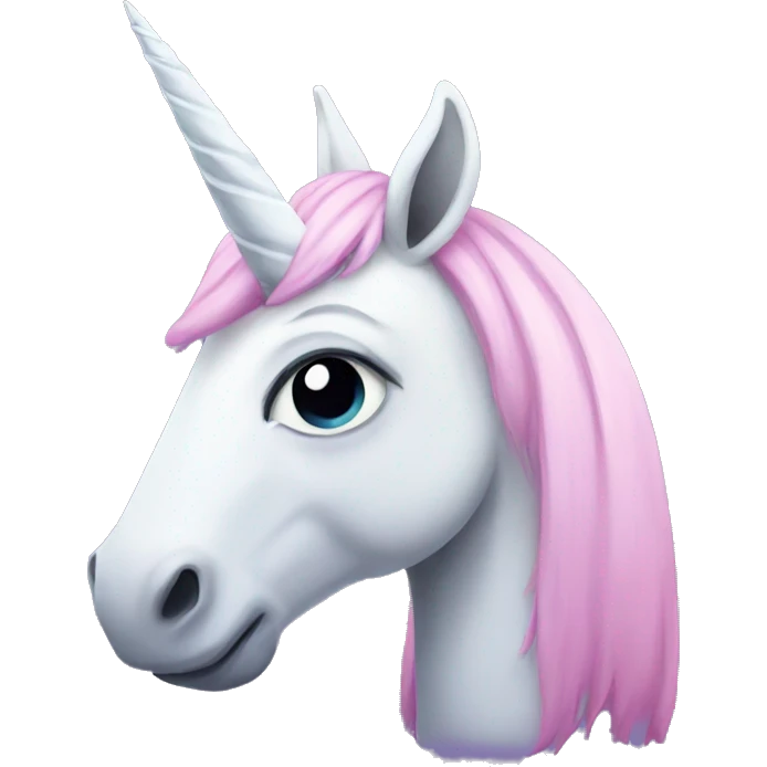 Sad unicorn  emoji
