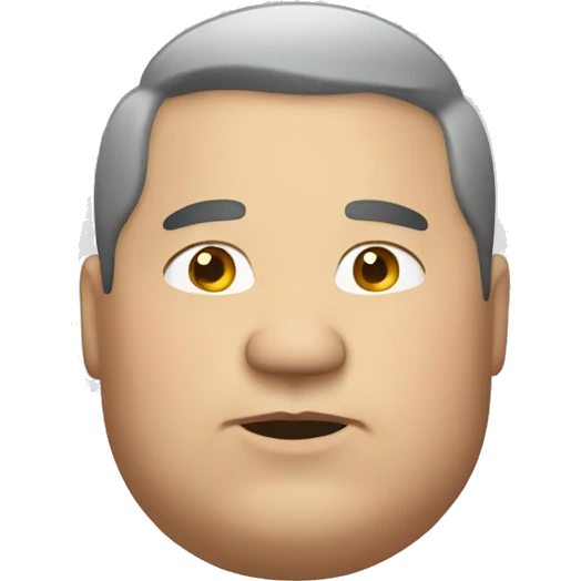 Fat man emoji