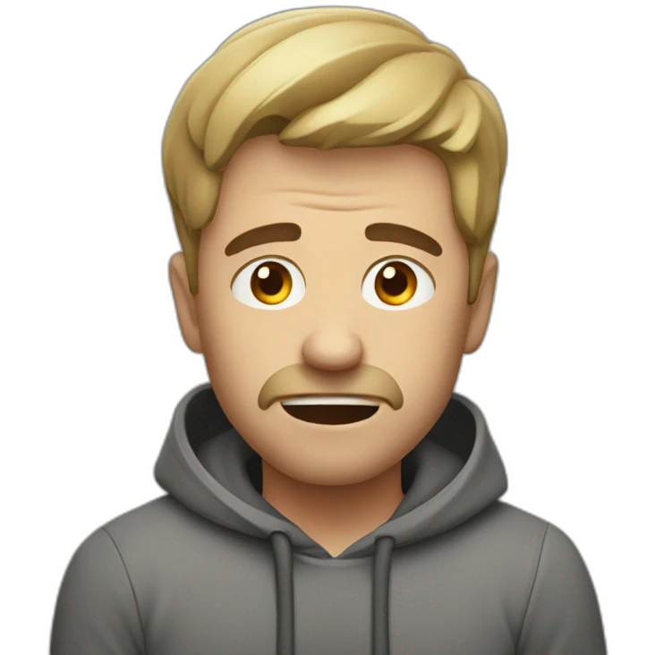 man struggling emoji