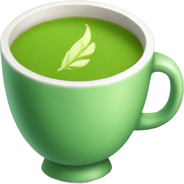 Cup of matcha  emoji