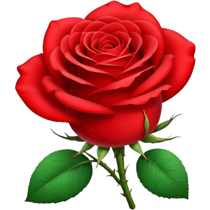 Red rose with petals falling off  emoji