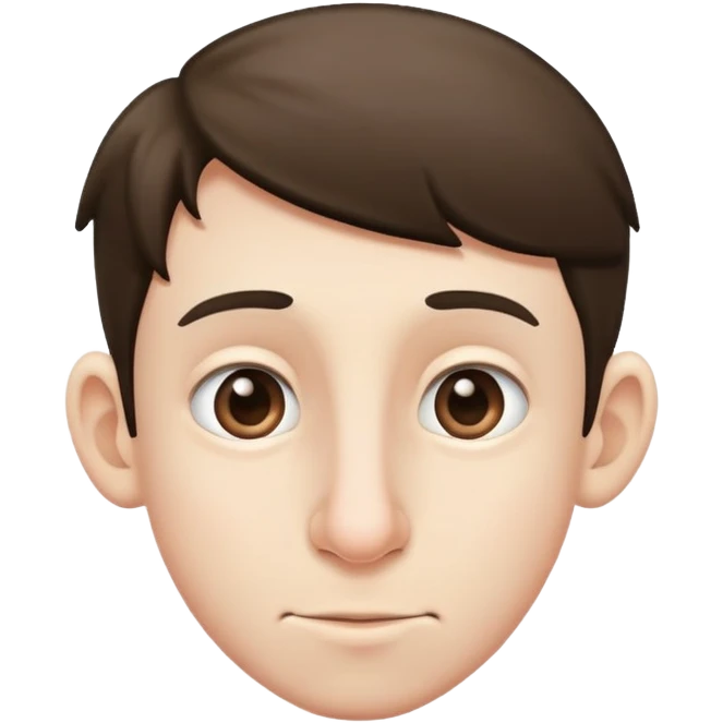 naso grande e ragazzo riccoo emoji