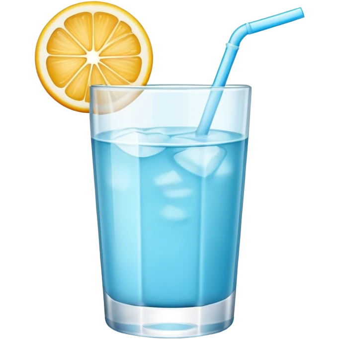 light blue drink emoji