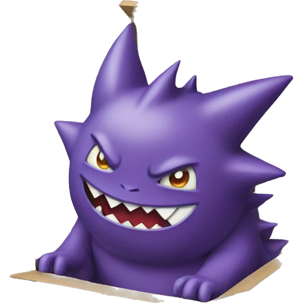 Gengar in the box  emoji